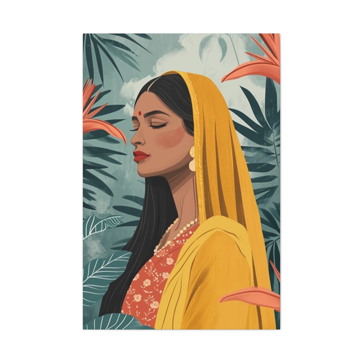 Indian Girl Wall Art & Canvas Prints