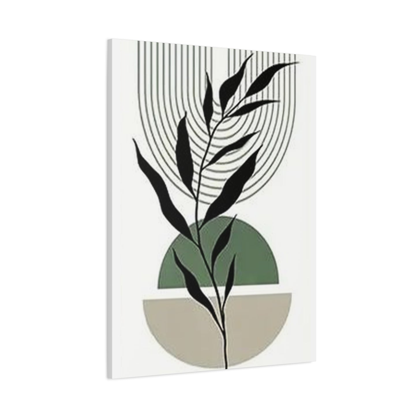 Abstract Leaves Shapes Pattern Wall Art & Canvas Prints