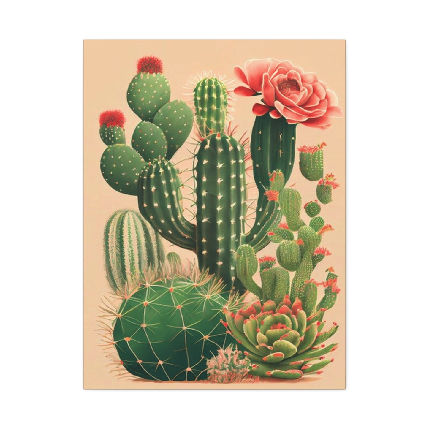 Cacti and Cacti Flowers Wall Art & Canvas Prints