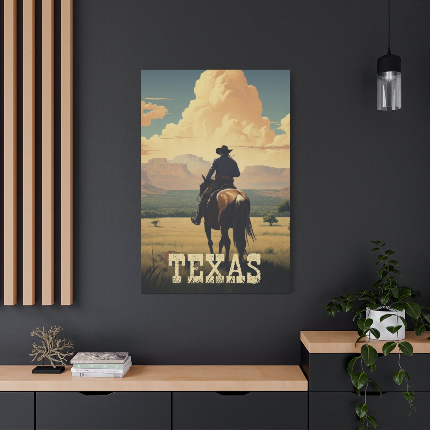 Cowboy Texas Poster Wall Art & Canvas Prints