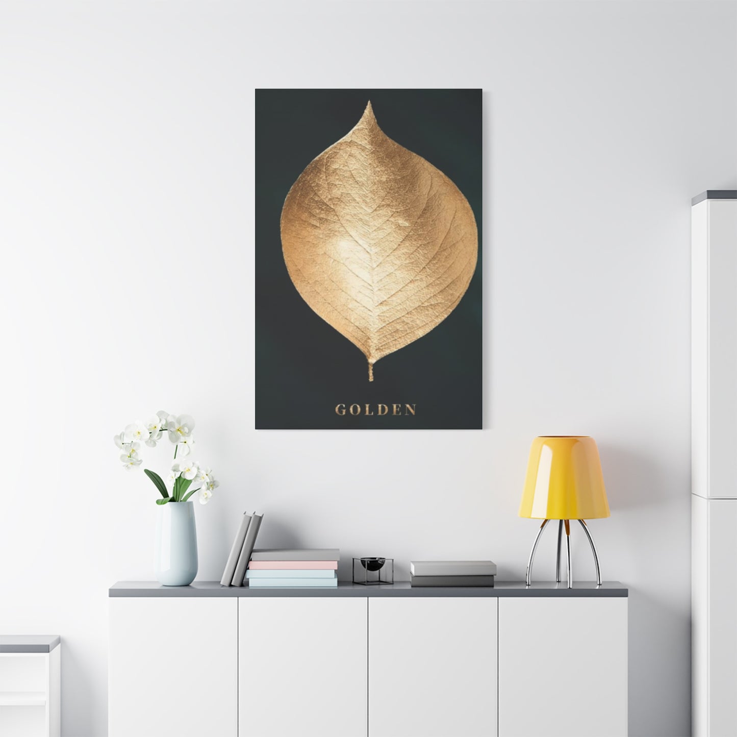 Golden Leaf Wall Art & Canvas Prints