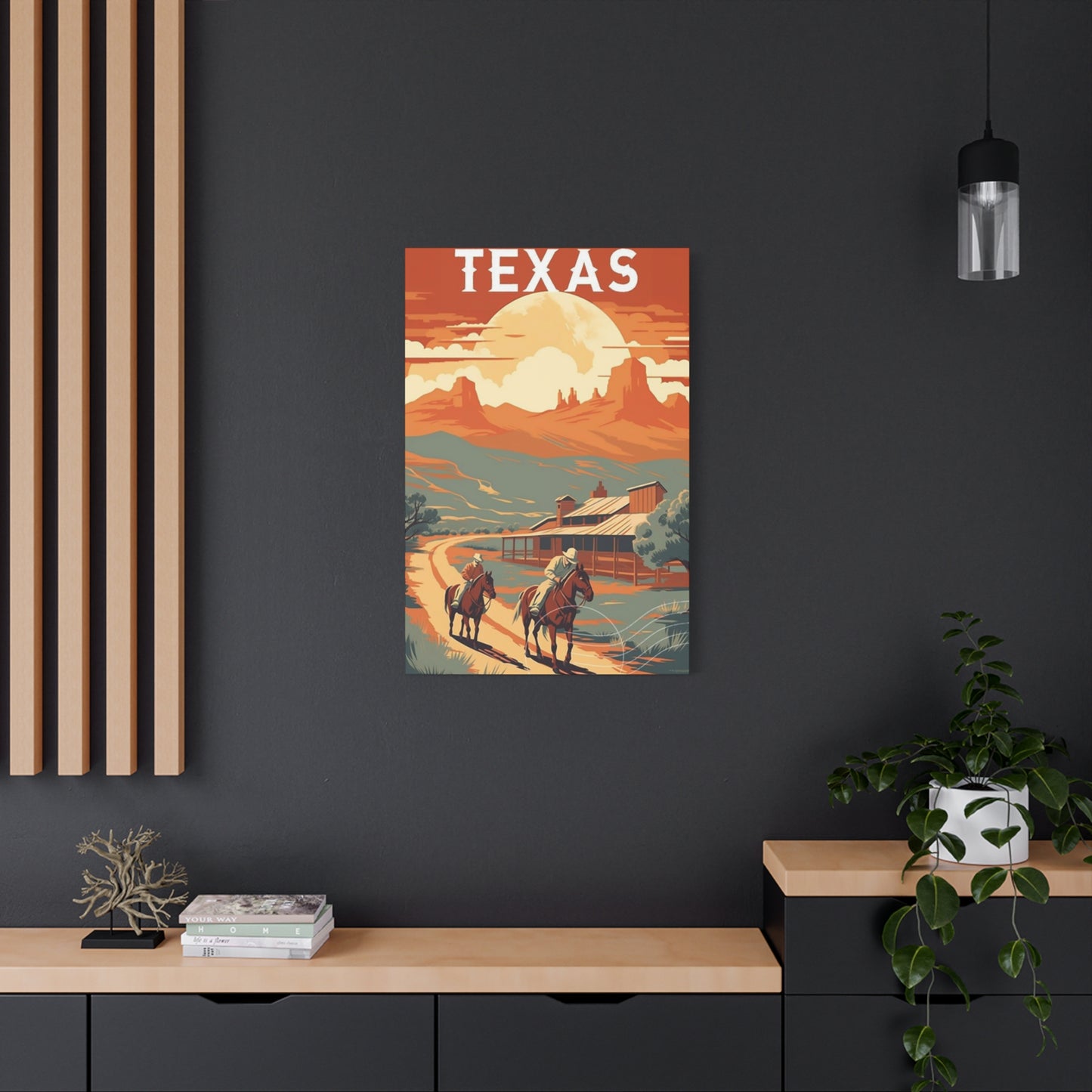 Sunset In Texas Poster Wall Art & Canvas Prints
