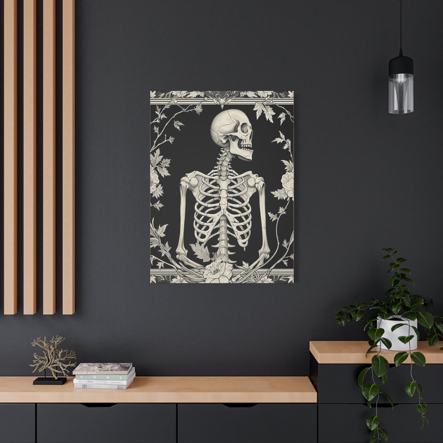 White Skeleton Poster Wall Art & Canvas Prints