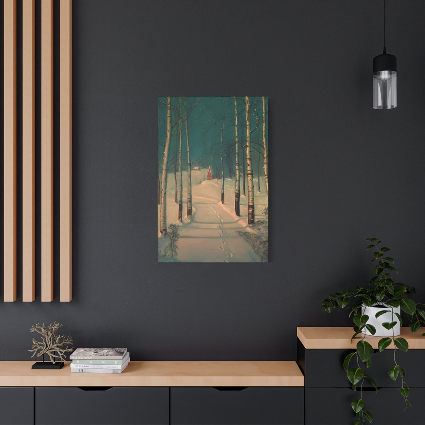 Forest View In Winters Wall Art & Canvas Prints