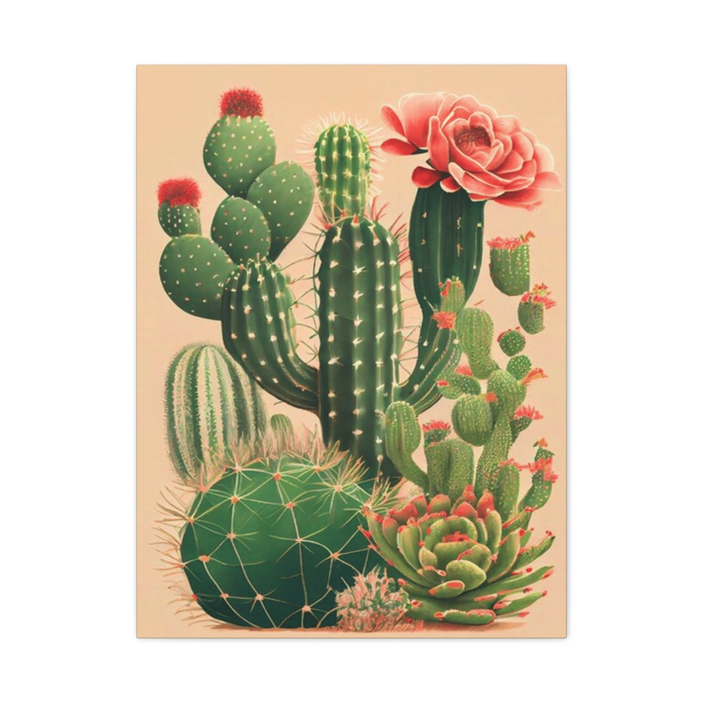 Cacti and Cacti Flowers Wall Art & Canvas Prints