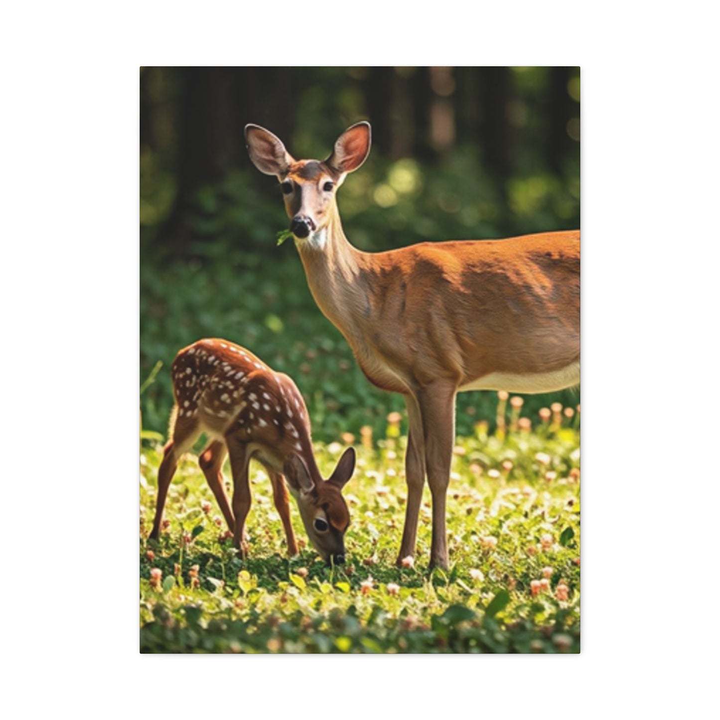 Deer Family Wall Art & Canvas Prints