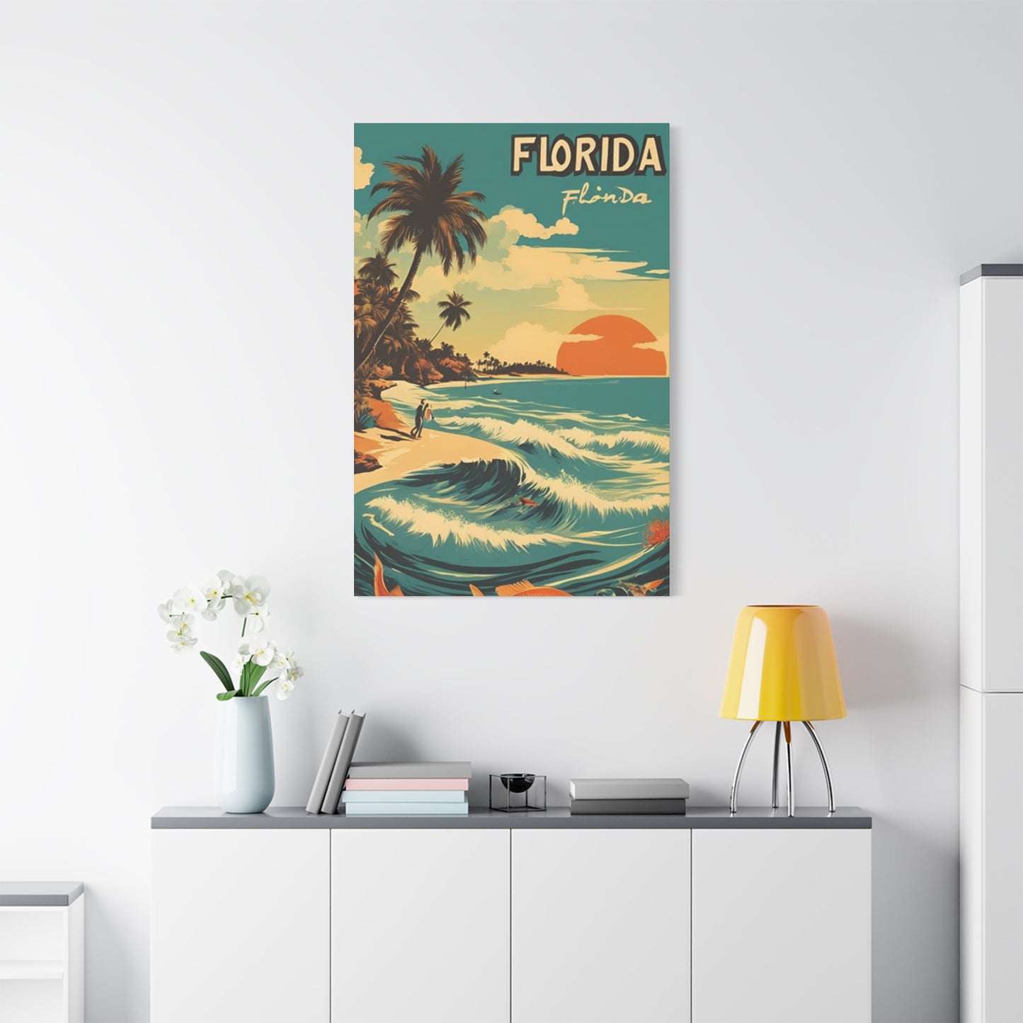 Florida Beach Poster Wall Art & Canvas Prints