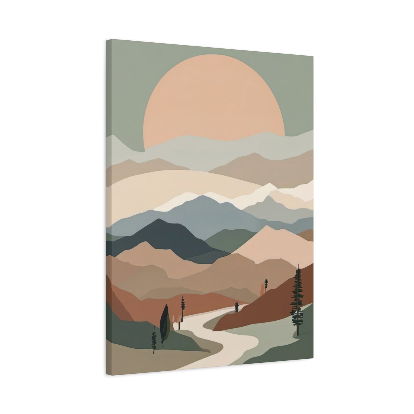 Warm Green Landscape Earth Tones Wall Art & Canvas Prints