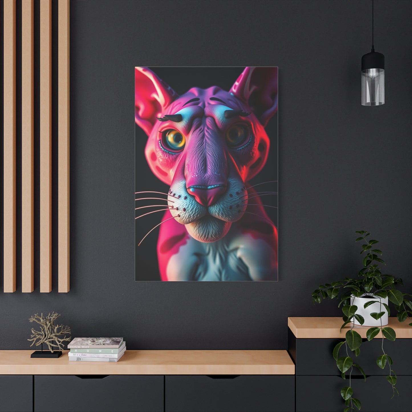 Fuchsia Predator Grandeur Wall Art & Canvas Print