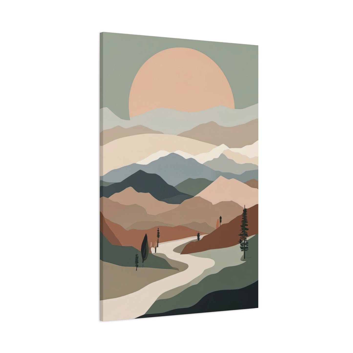 Warm Green Landscape Earth Tones Wall Art & Canvas Prints