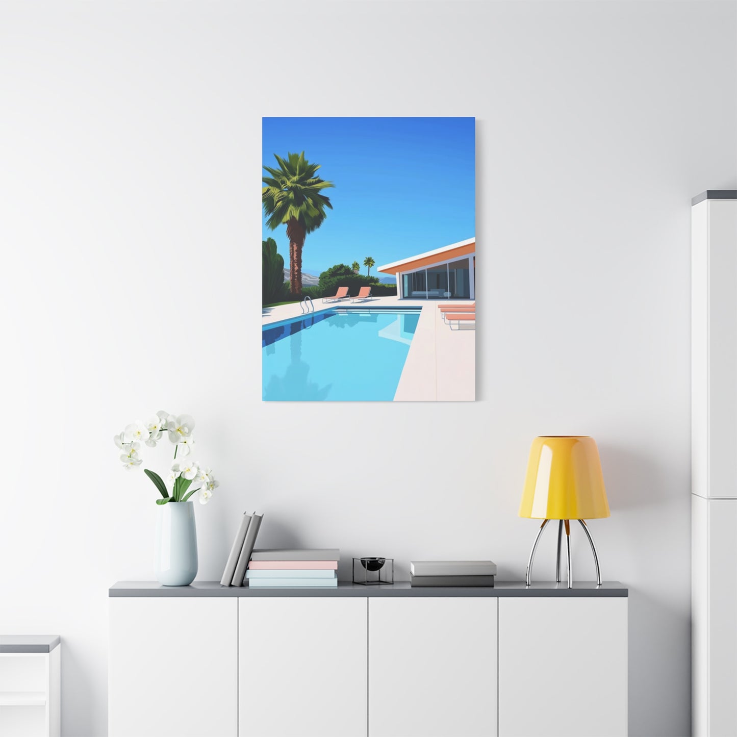 Swimming Pool In Resort Wall Art & Canvas Prints