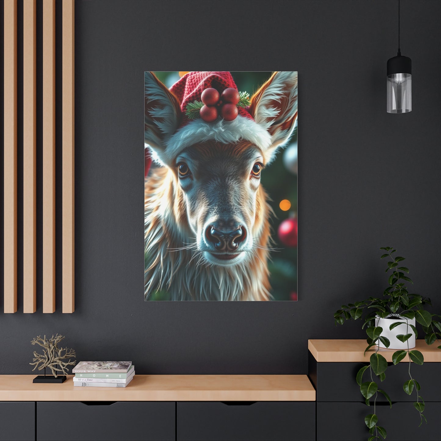 Yuletide Fauna Elegance wall art & canvas print