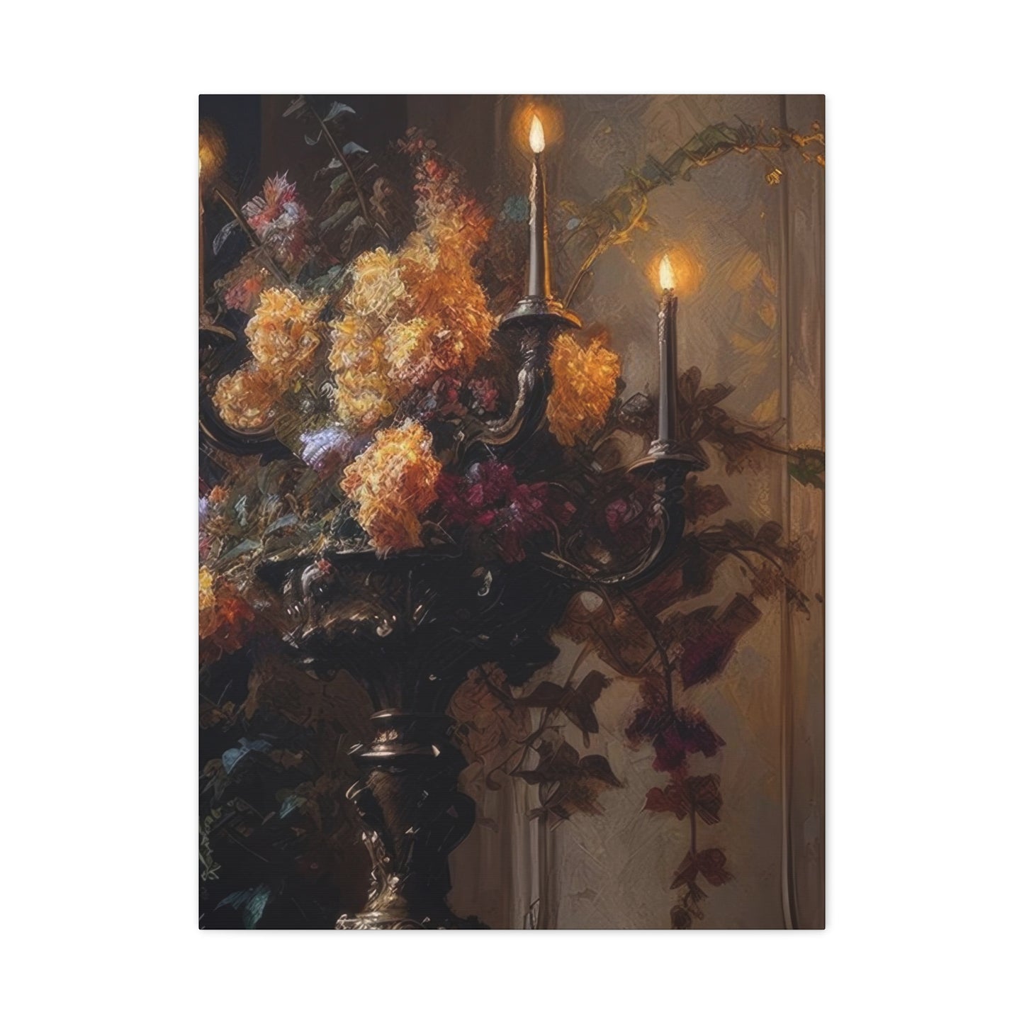 Candleabra Dark Wall Art & Canvas Prints