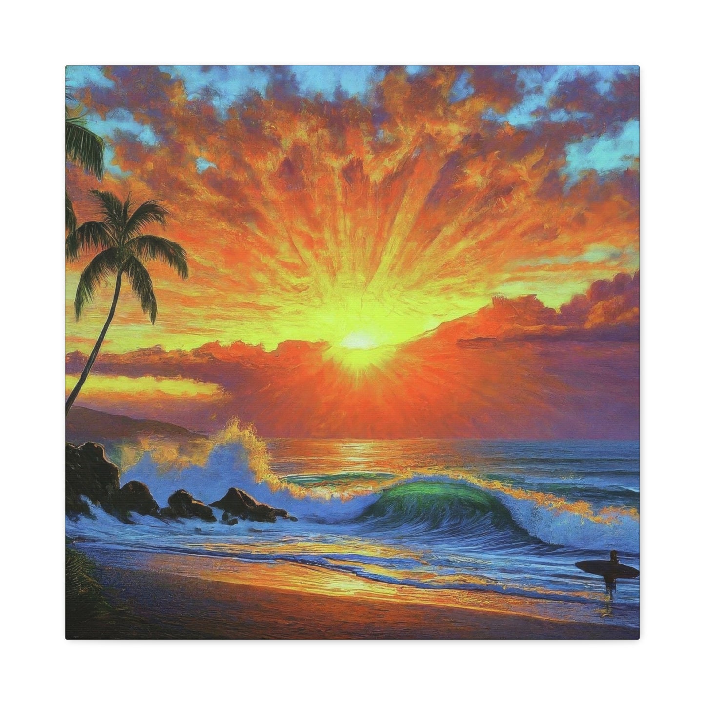 Hawaii Sunset Wall Art & Canvas Prints