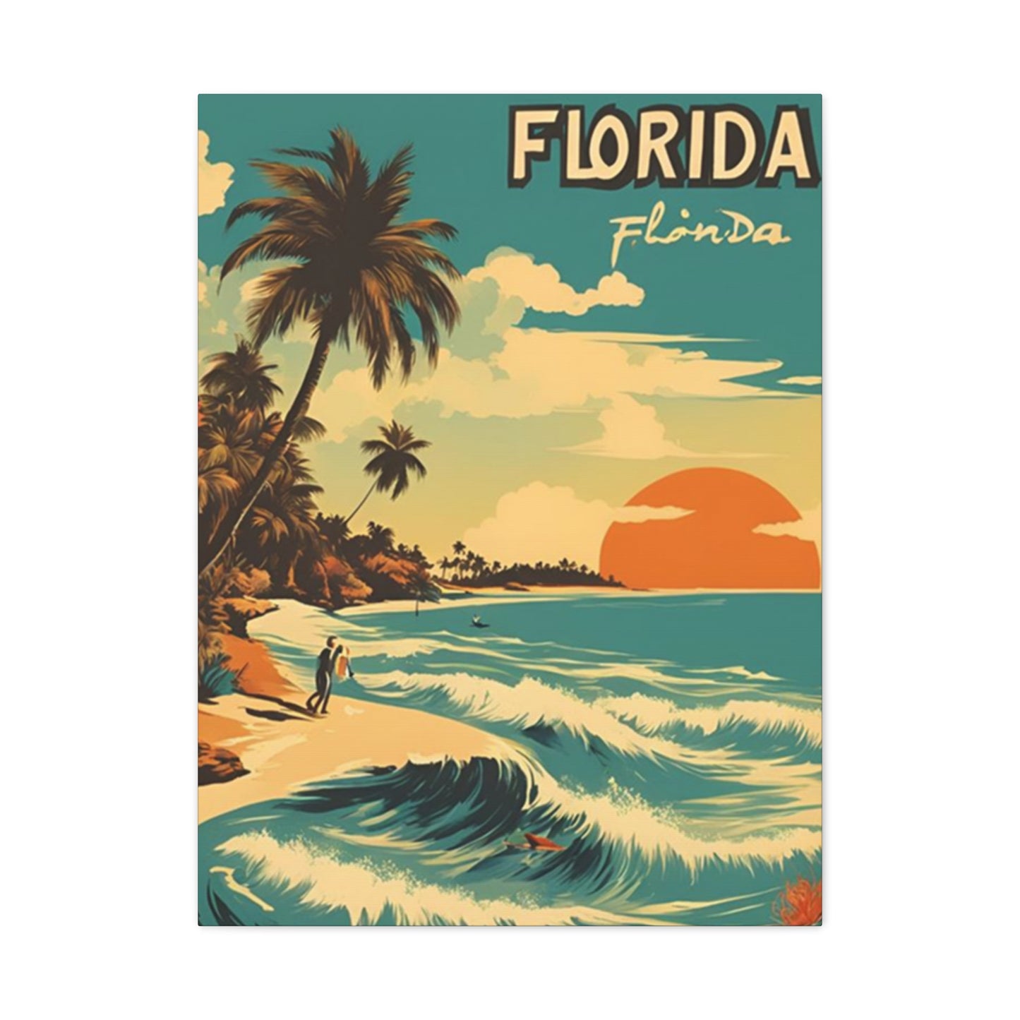 Florida Beach Poster Wall Art & Canvas Prints