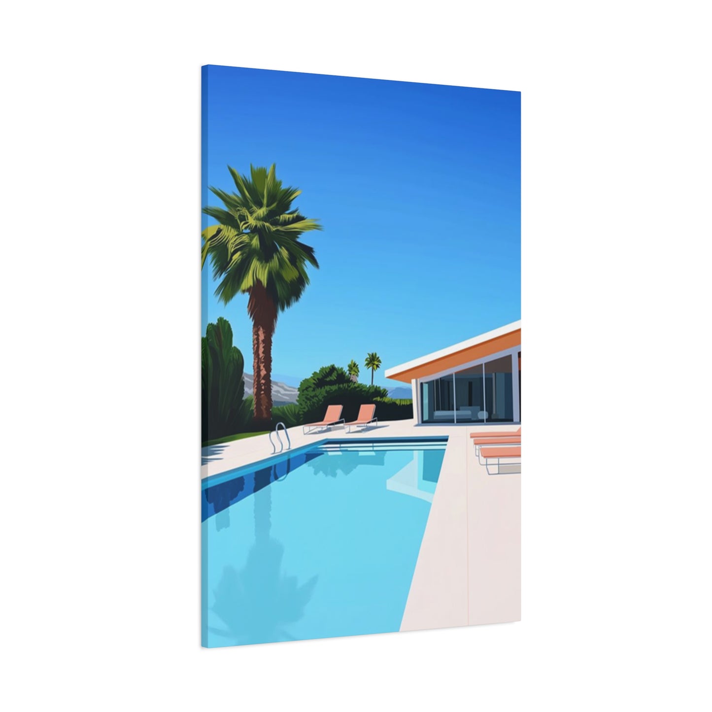 Swimming Pool In Resort Wall Art & Canvas Prints