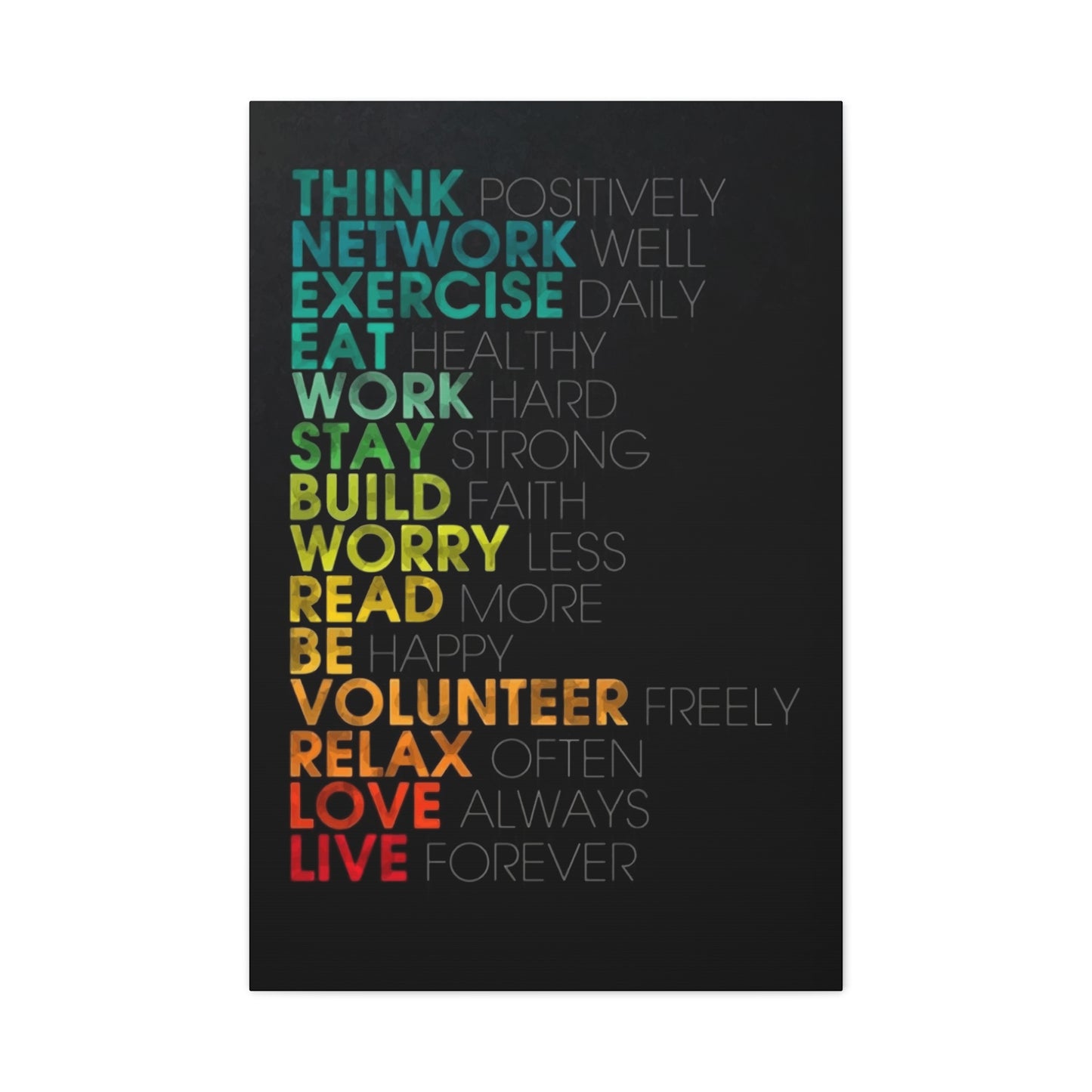 Think Network Exercise Wall Art & Canvas Prints