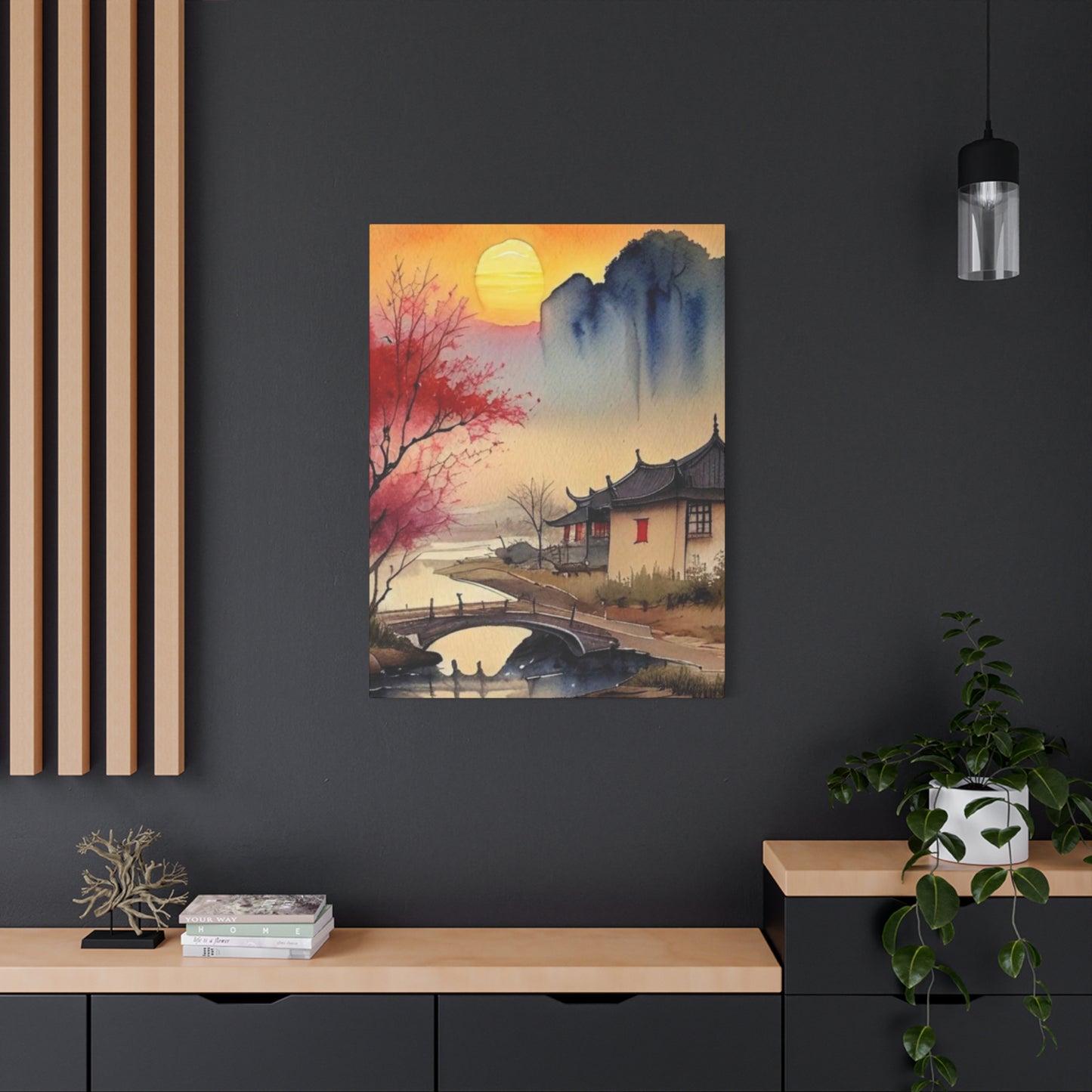 Sunset Over the Bridge Wall Art & Canvas Prints