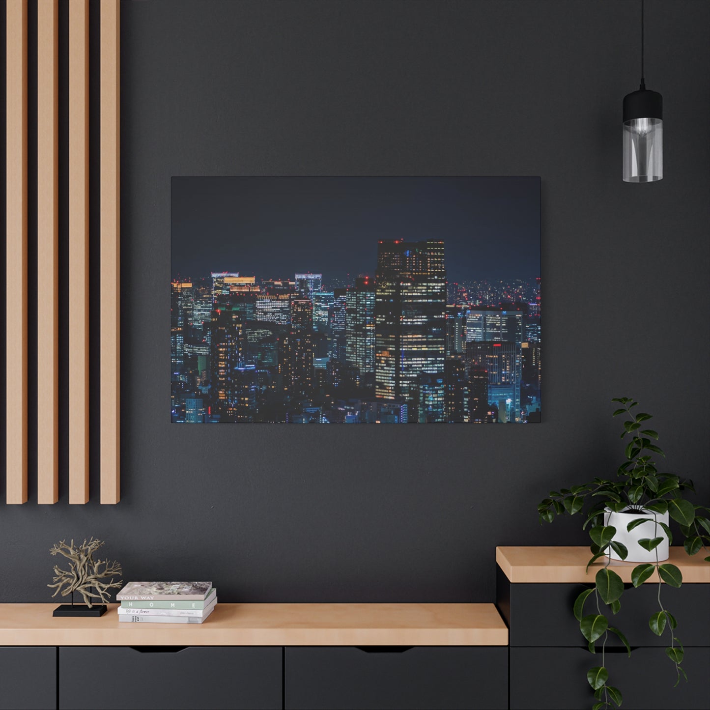 Night View in Tokyo Wall Art & Canvas Prints