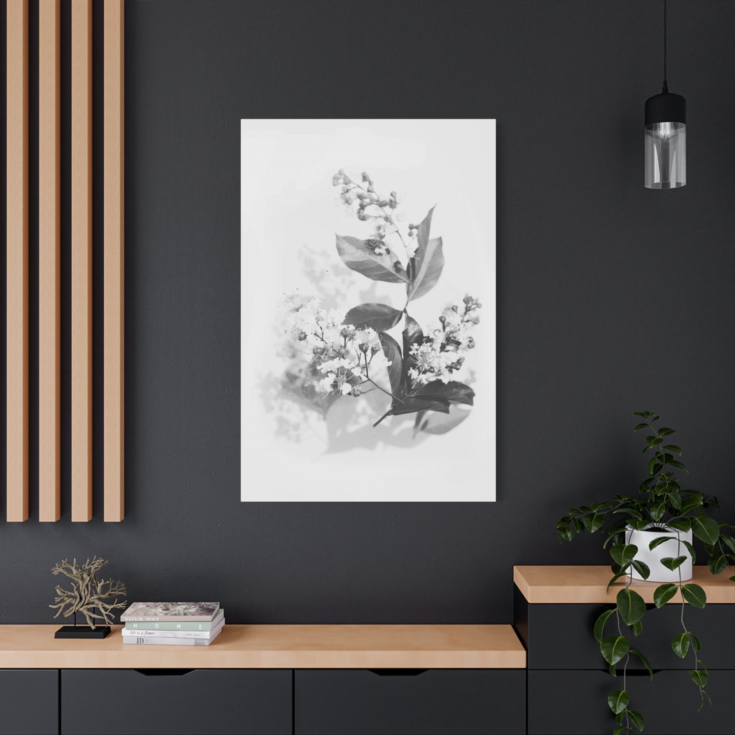 White Flora Wall Art & Canvas Prints