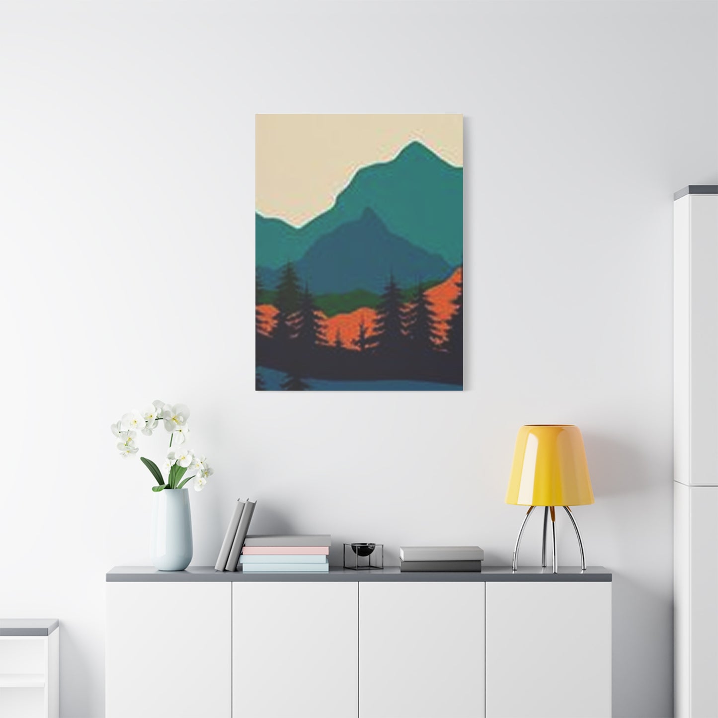 Mountain Drawing Wall Art & Canvas Prints