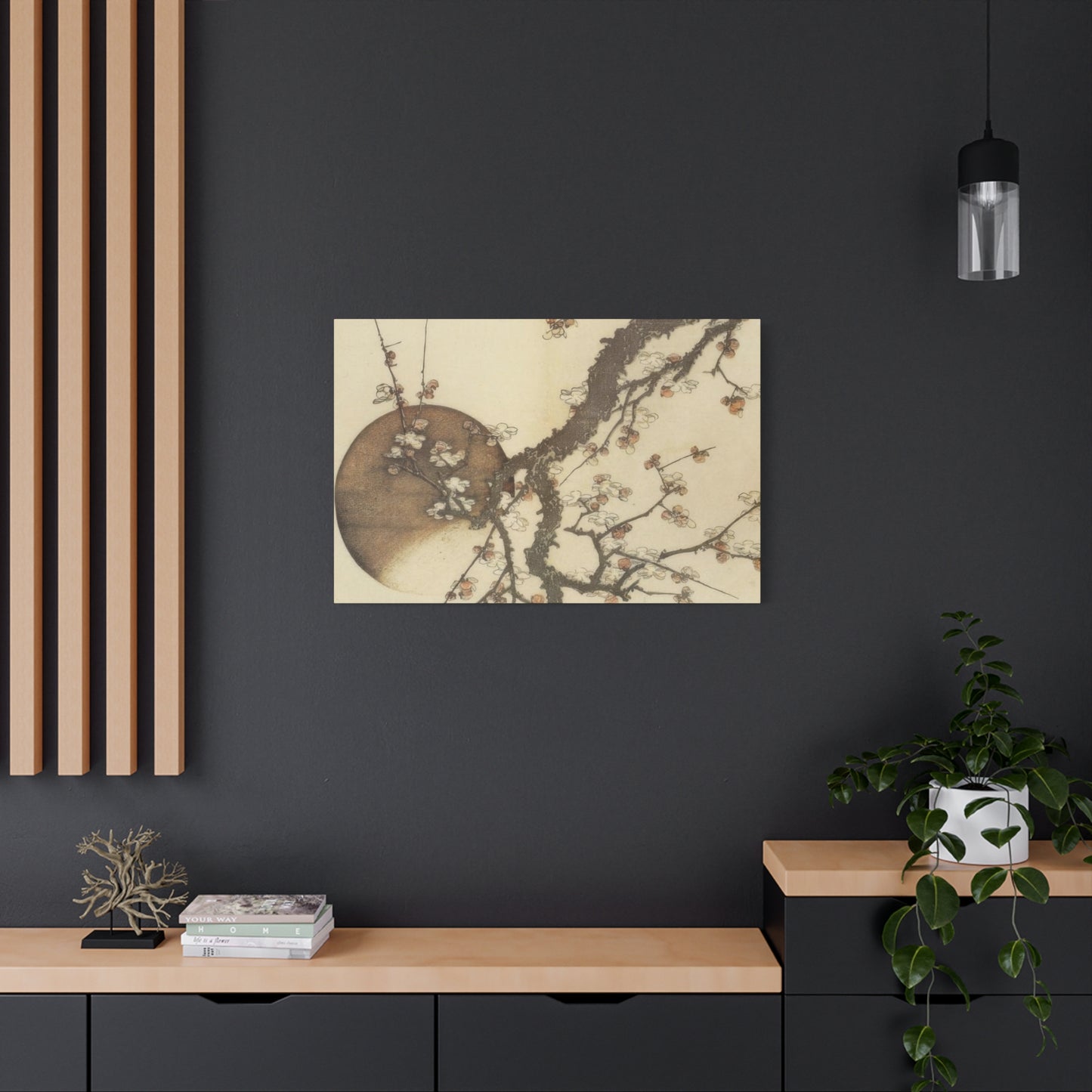 Katsushika Hokusai Plum Blossom And The Moon Wall Art & Canvas Prints
