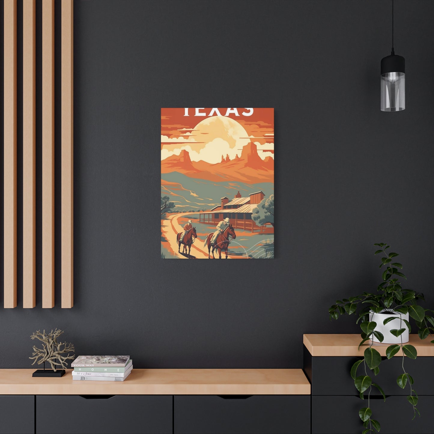 Sunset In Texas Poster Wall Art & Canvas Prints