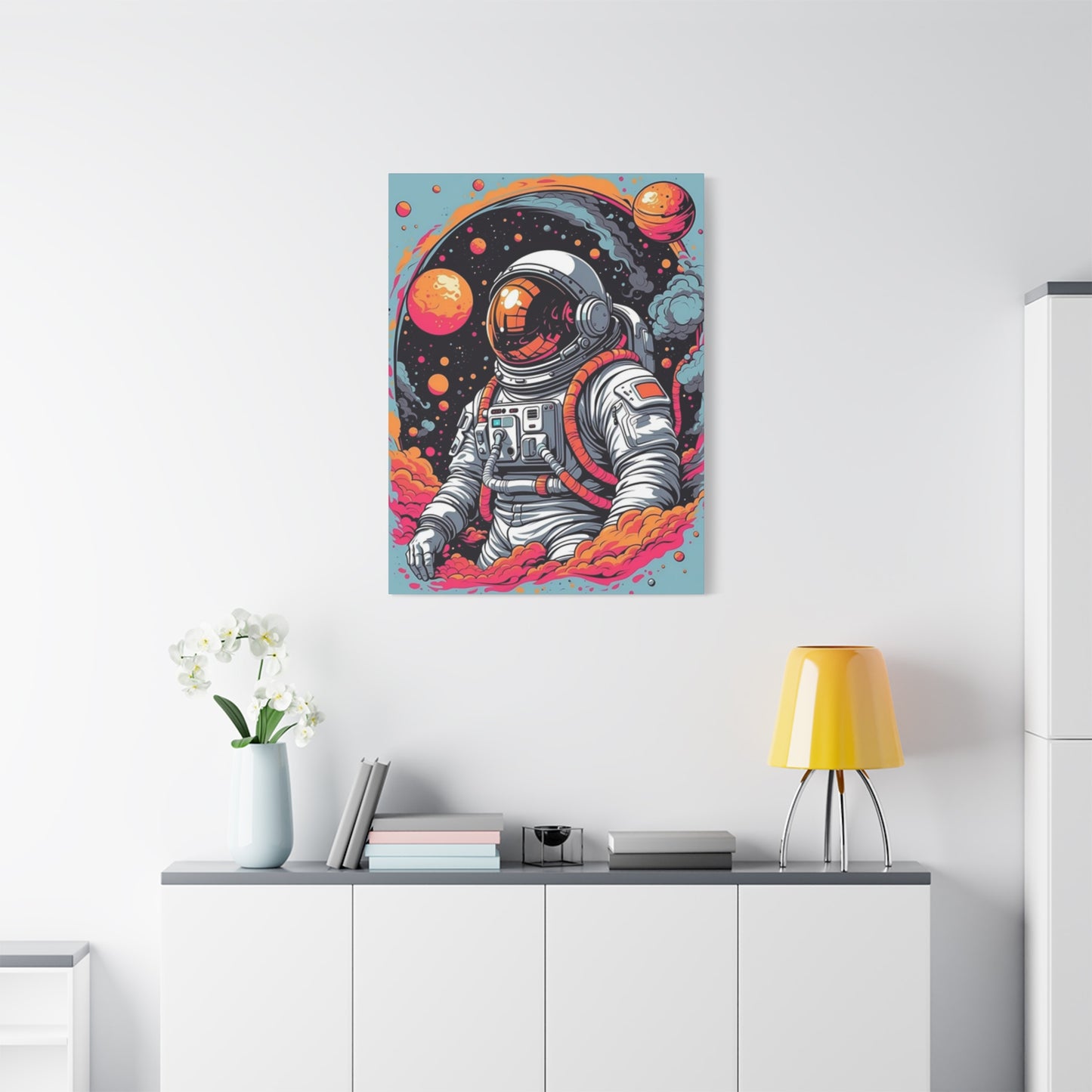 Abstract Astronaut Poster Wall Art & Canvas Prints