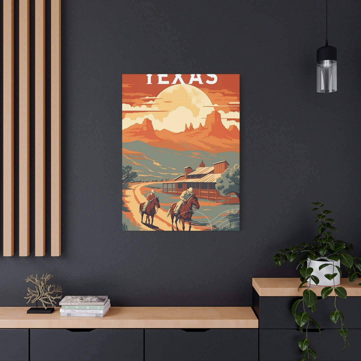 Sunset In Texas Poster Wall Art & Canvas Prints