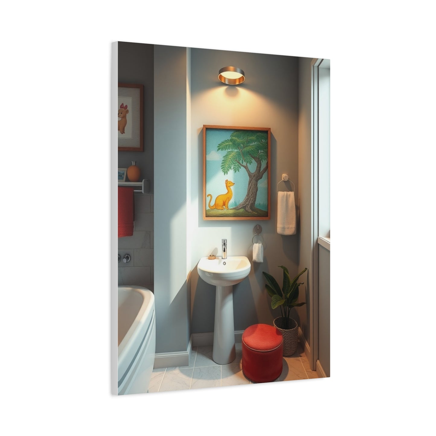 Kid’s Bathroom Art Canvas Art 3 Wall Art & Canvas Print