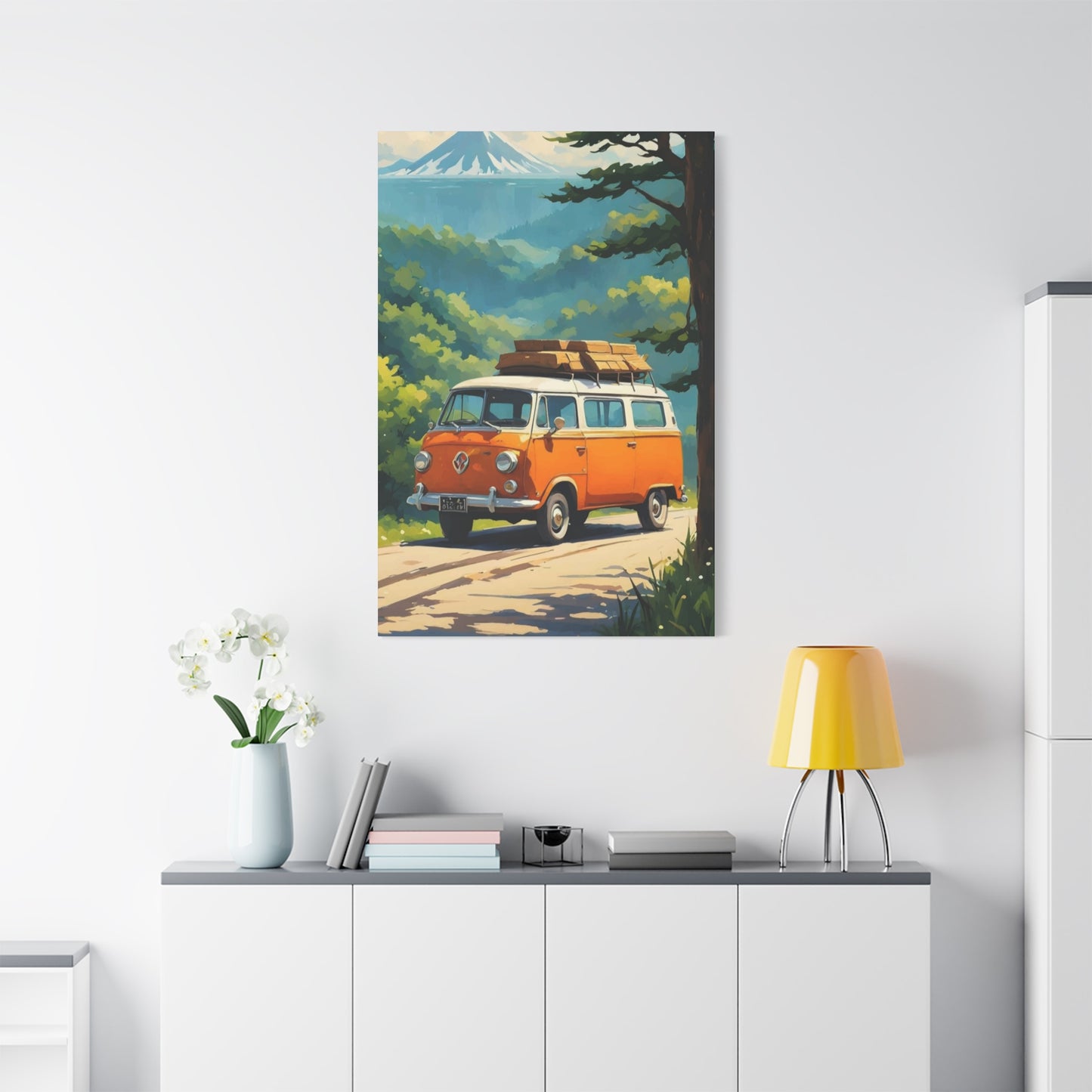 Van In Streets Wall Art & Canvas Prints