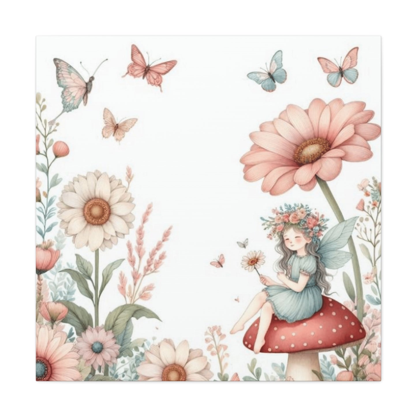 Flower Fairy Wall Art & Canvas Prints