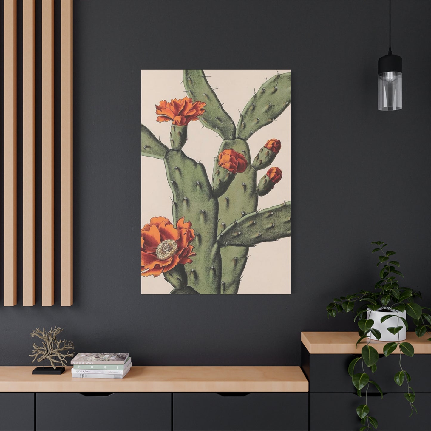 Abstract Arizona Flower Cactus Wall Art & Canvas Prints