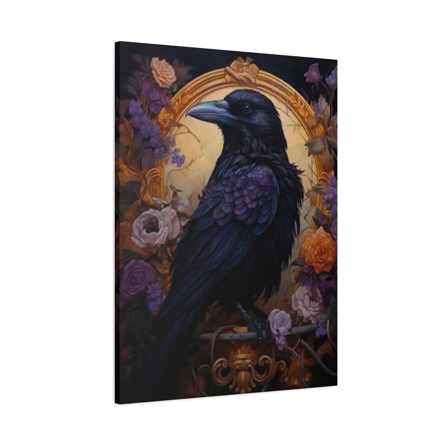 Scary Crow Wall Art & Canvas Prints