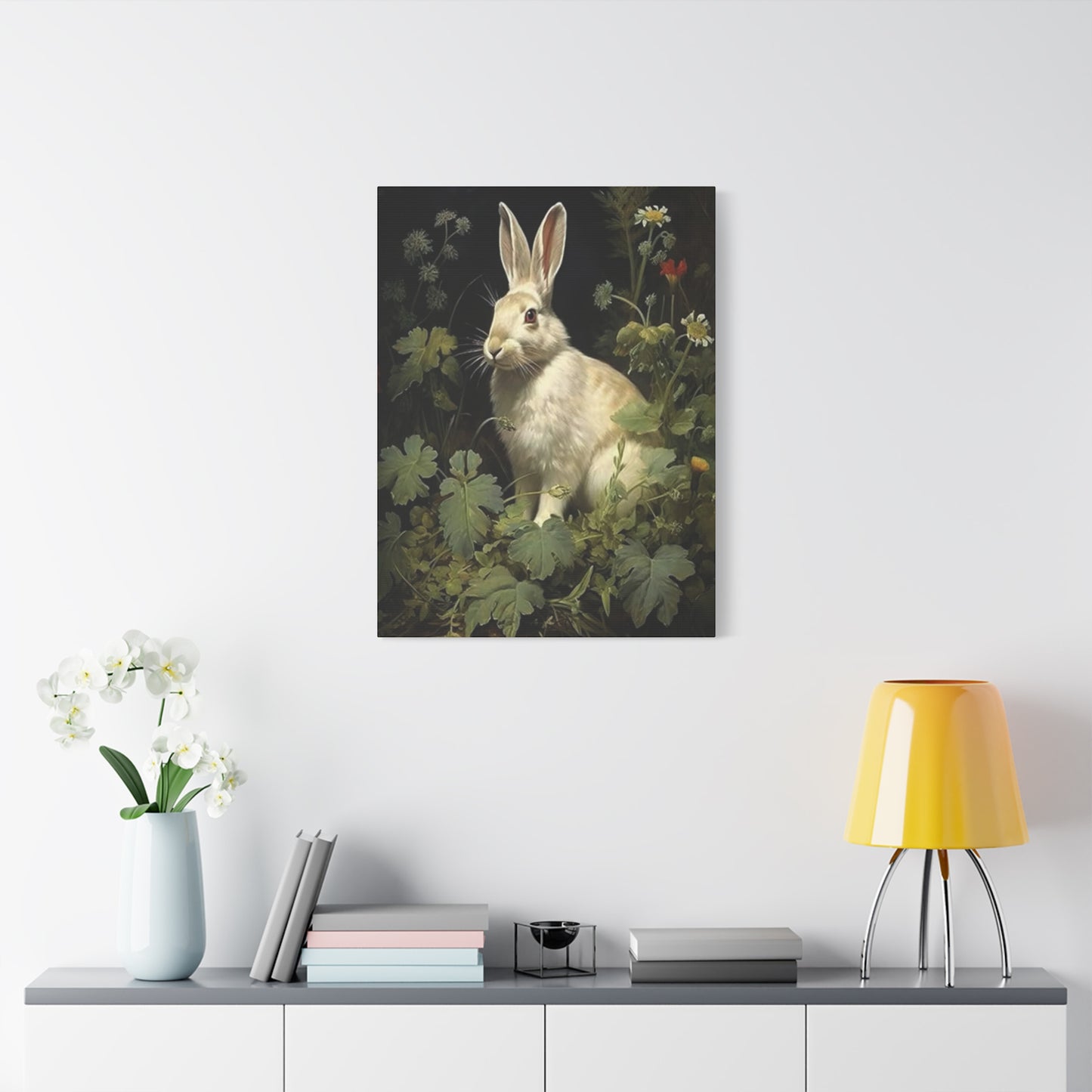 White Rabbit Wall Art & Canvas Prints