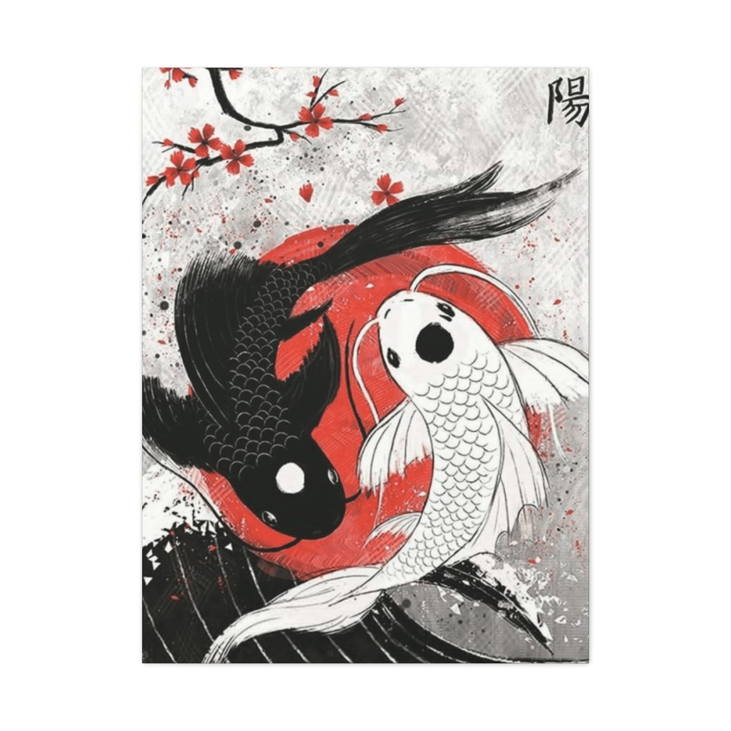Fish Yin Yang Wall Art & Canvas Prints