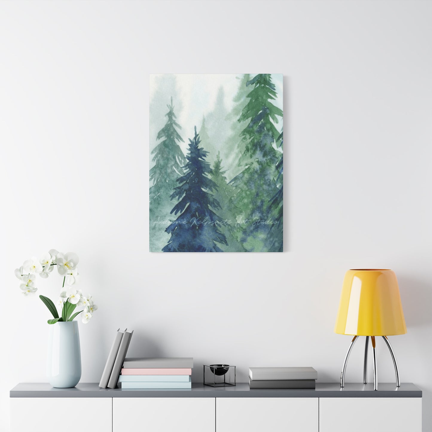 Long Pine Trees Wall Art & Canvas Prints
