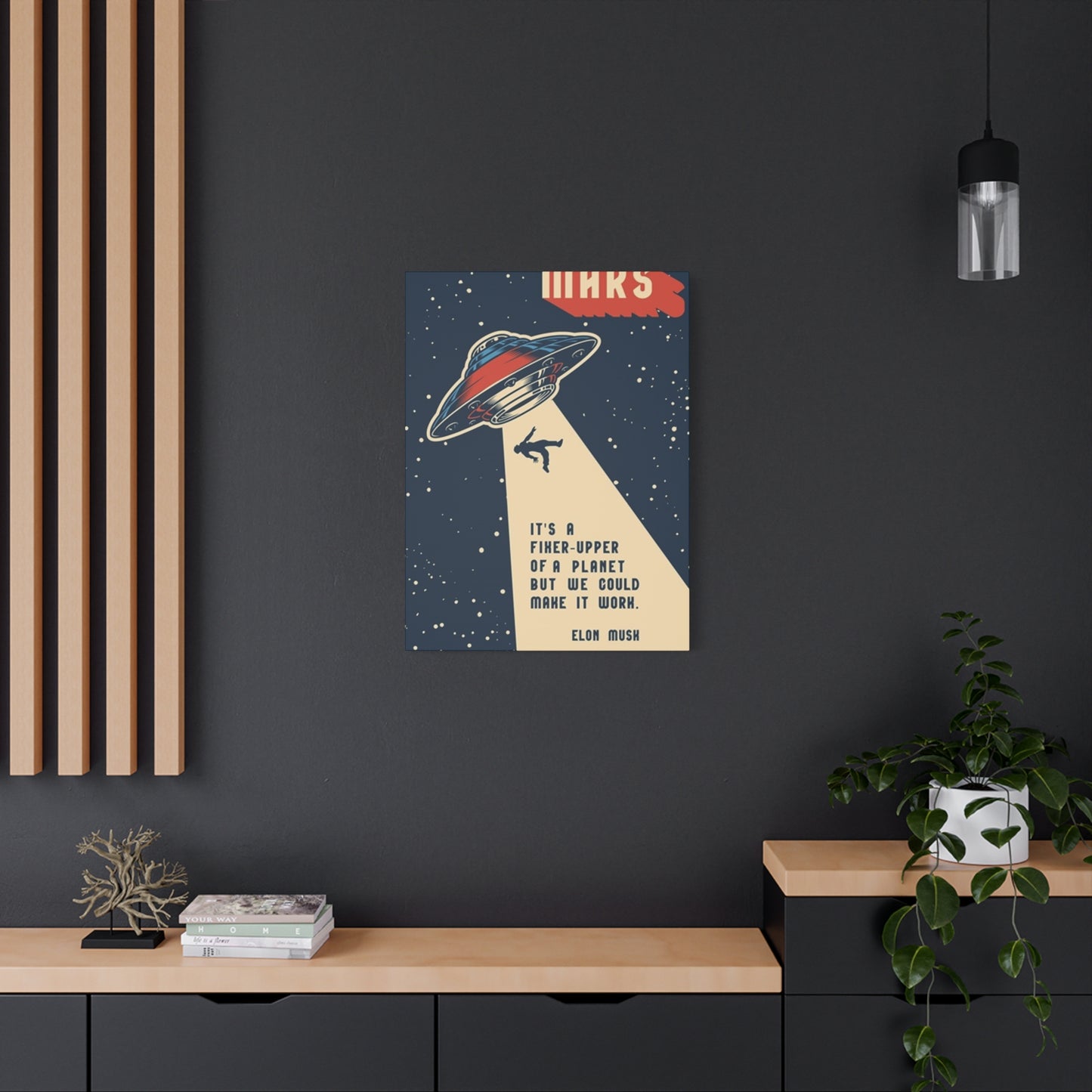 Mars Space Tour Poster Wall Art & Canvas Prints
