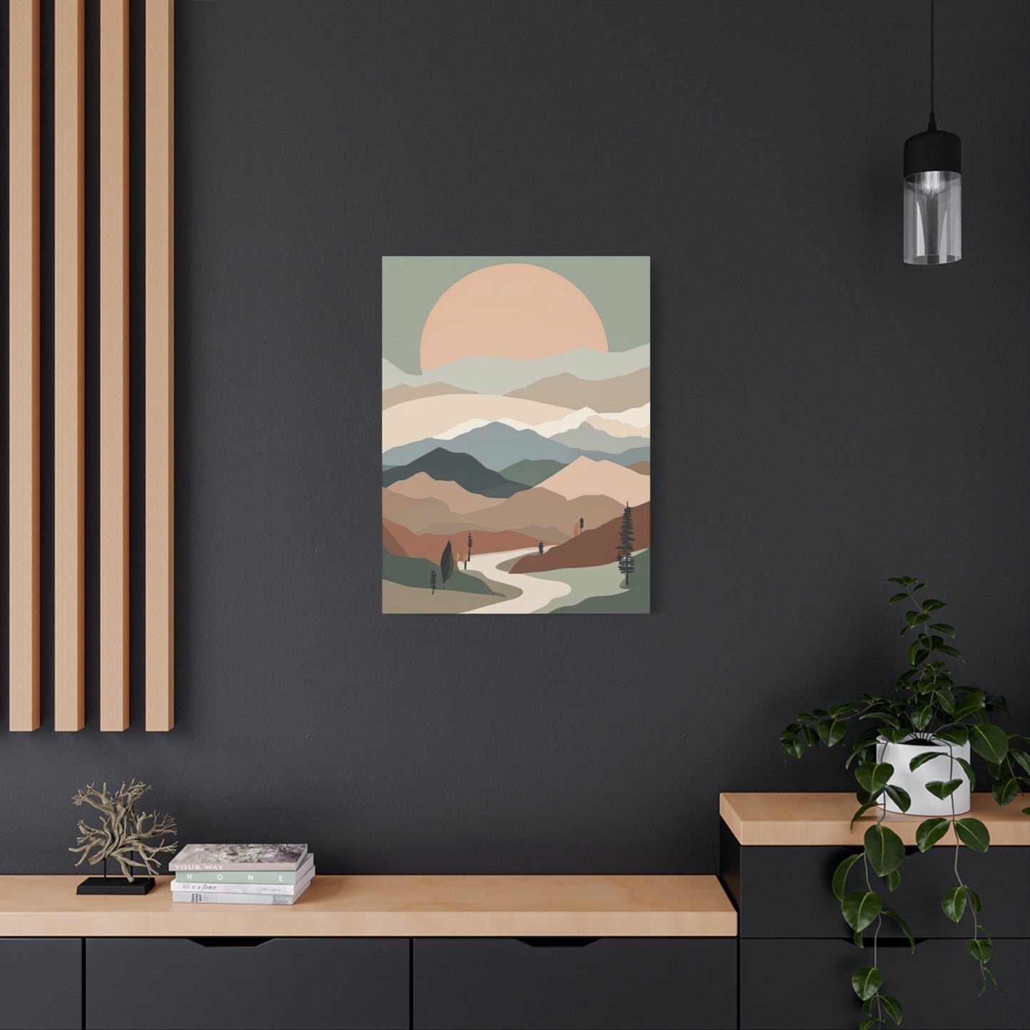 Warm Green Landscape Earth Tones Wall Art & Canvas Prints