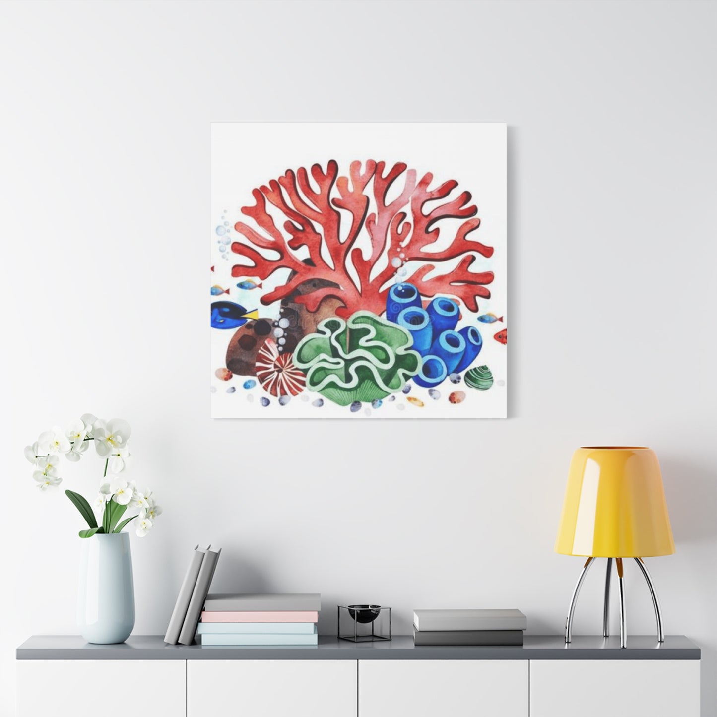 Sea Coral Flowers Wall Art & Canvas Prints