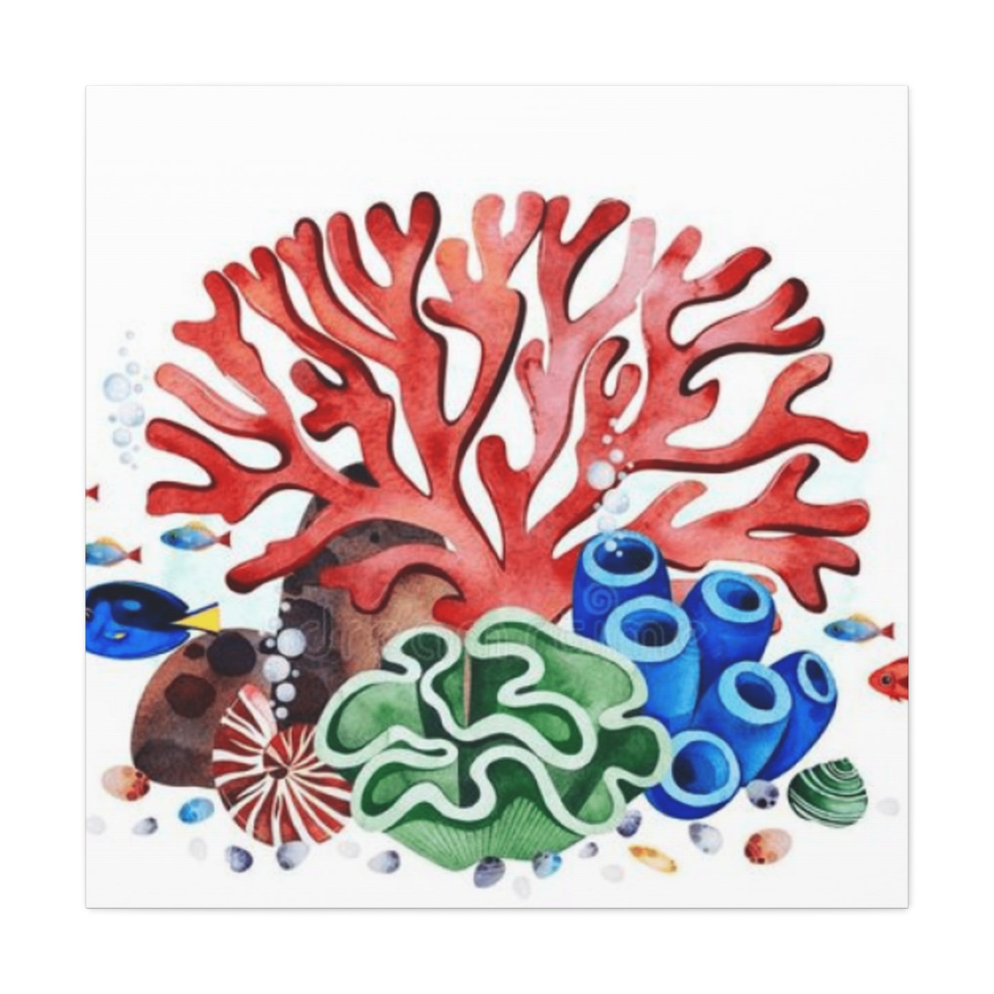 Sea Coral Flowers Wall Art & Canvas Prints