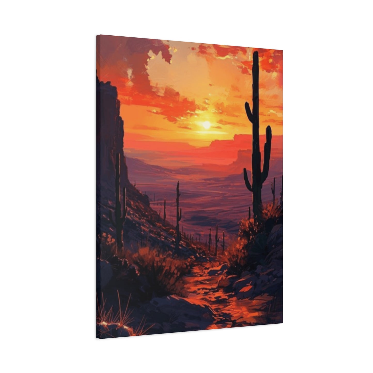 Arizona Desert Sky Sunset Wall Art & Canvas Prints