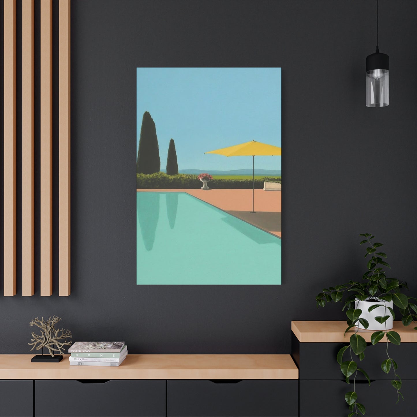 Swimming Pool In Hotel Wall Art & Canvas Prints