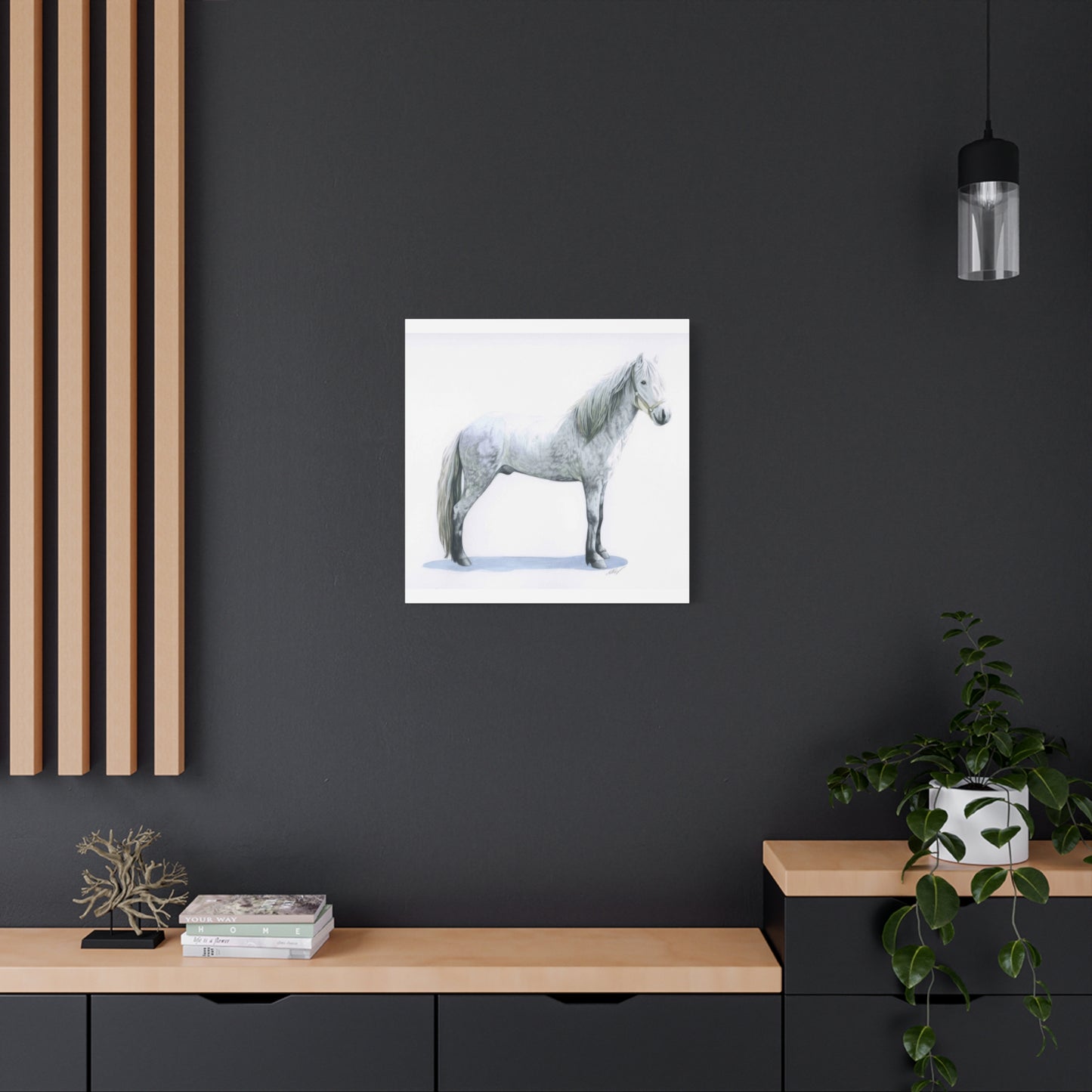 Grace Popp White Horse Wall Art & Canvas Prints