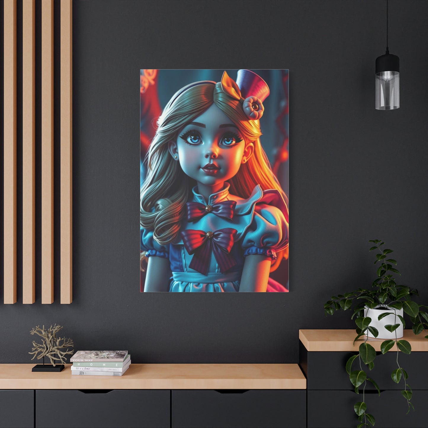 Collection Alice In Wonderland Characters Art Wall Art & Canvas Print