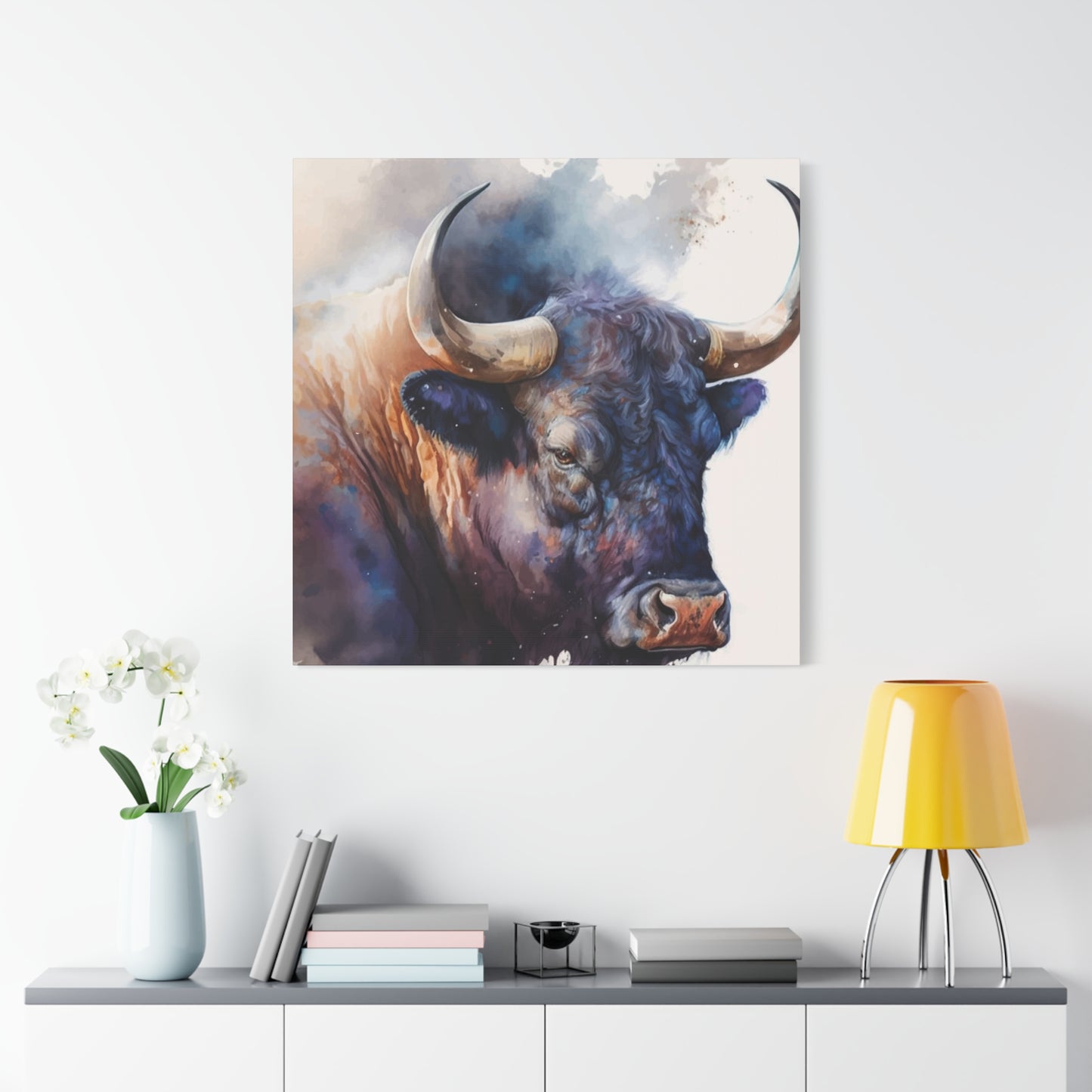 Old Bull Wall Art & Canvas Prints