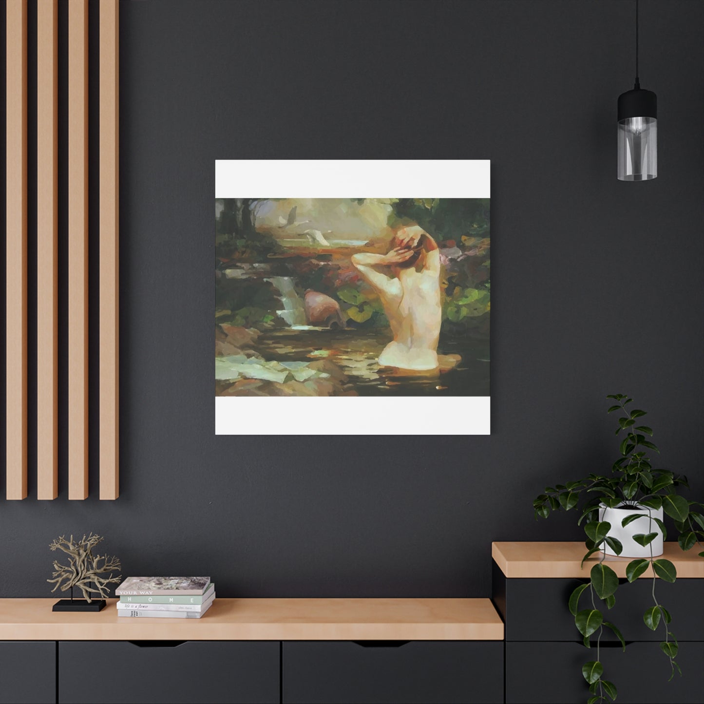 Girl In River Wall Art & Canvas Prints