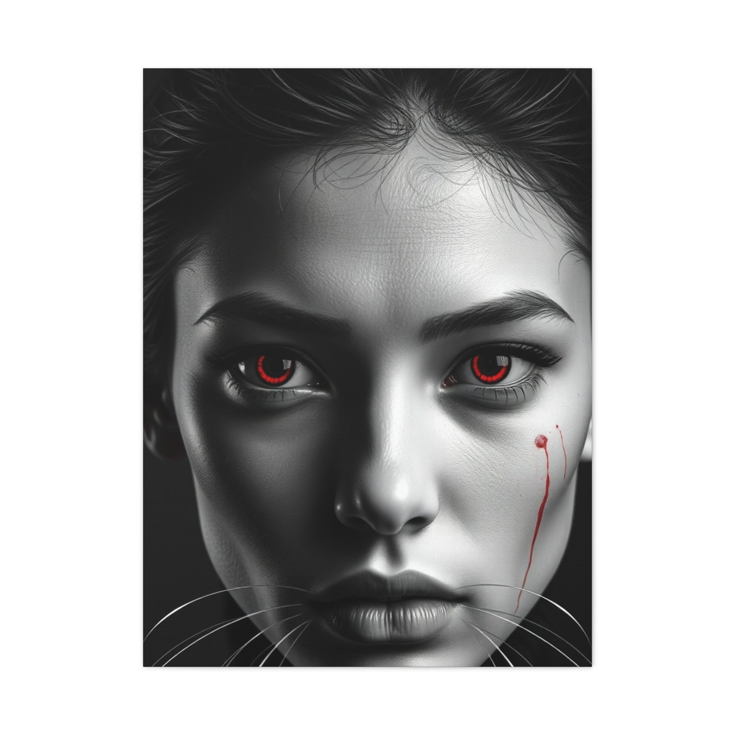 Supreme Black, White & Red Art Wall Art & Canvas Print