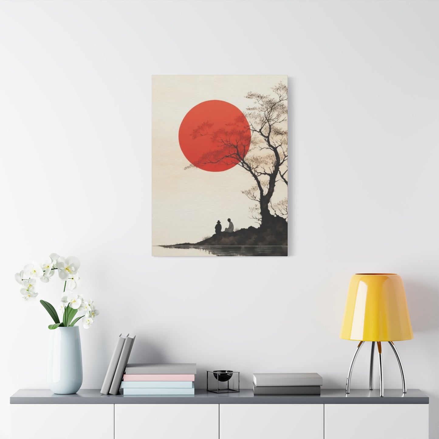 Red Sun Wall Art & Canvas Prints
