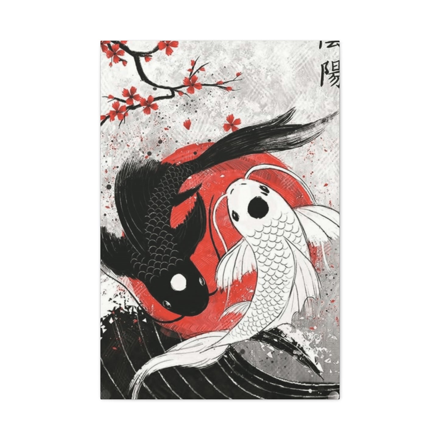 Fish Yin Yang Wall Art & Canvas Prints